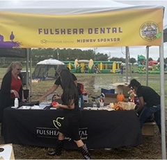 Fulshear Dental team at community event